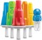 Space Ice Pop Molds, 6 Rocket and Astronaut-shaped Popsicles Molds in One Tray with Reusable Popsicle Sticks, BPA-free